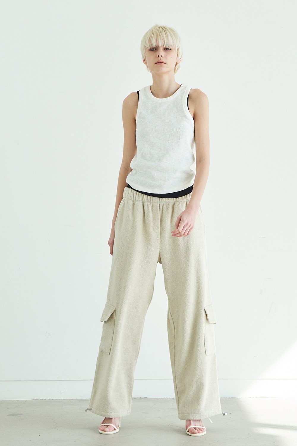 Terry Jogger Pants Olive