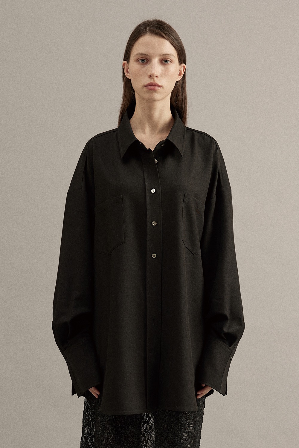 Over size Shirt Black
